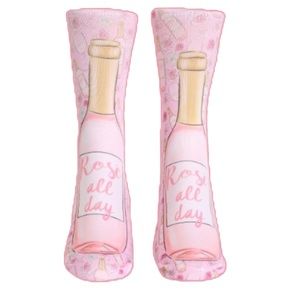 Rosé All Day Crew Socks